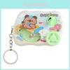 Pingente Bonito de Capivara Urso Desenho Animado Estampado Volante Jogo de Desafio Console Para Crianças e Colecionadores