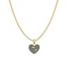Contemporary Zodiac Heart Necklace With Layered Chain Perfect For Fashionable Women