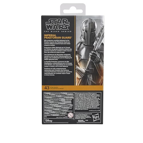 Hasbro Star Wars Black Series Imperial Praetorian Guard, Star Wars: The Mandalorian Premium Collection 15 cm Action Figure G1555, Authentic