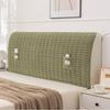 Solid Color Headboard Cover New Thickened Soft Bag Comfortable and Wear-resistant All Season Universal Bedroom Headboard Cushion