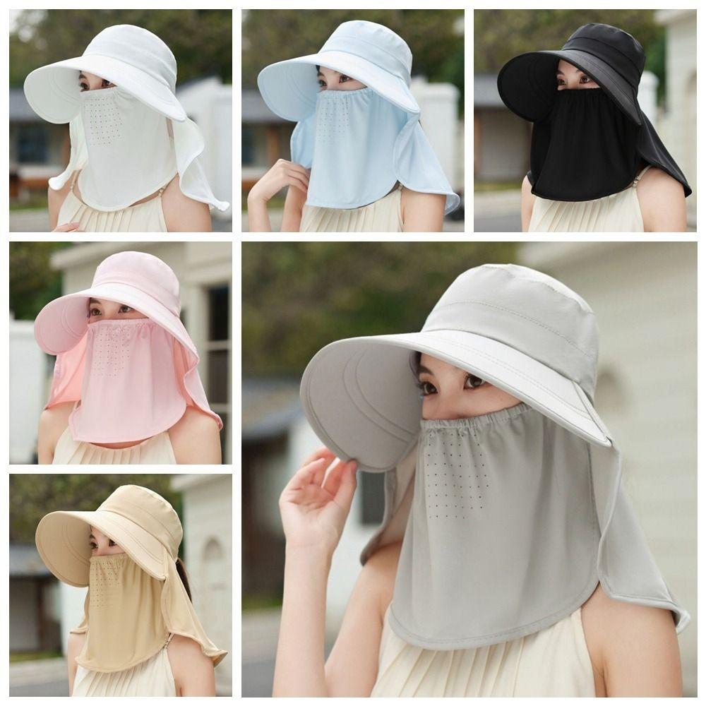 

Large Brim Sun Protection Hat Breathable Sun Hat Fashion Sunshade Hat Summer сірий
