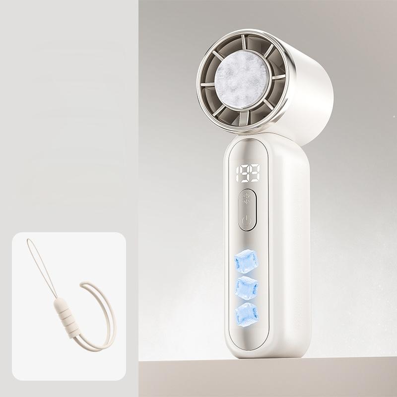 Lenovo 3000mAh 199 Speed Portable Handheld Fan with ICE Semiconductor Cooling 360° Turbo USB Rechargeable Mini Air Cooler
