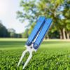 Golf Divot Repair Tool Grooves Cleaner Golf Fork Lawn Maintenance Repair Tool Foldable Pitchforks Turf Tool Enduring
