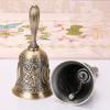 Clear Sound Metal Hand Call Bell Retro Restaurant Tea Bell Rose Church Bell  Classroom