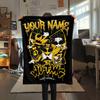 1 Stück Individueller Name Wu-Tang Clan Gemustert Flanelldecke Geeignet für Alle Jahreszeiten für Heimdekoration Wärme und Komfort Geschenke Feiertagsgeschenk -HE230