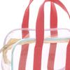 Tote Shoulder with Zipper Closure Transparent Luggage Organziers for Games Vacation