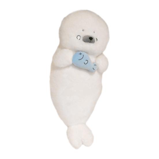 Seal Plush Doll Soft Stuffed Animal Pillow for Sleep & Anxiety Relief 70cm Cute