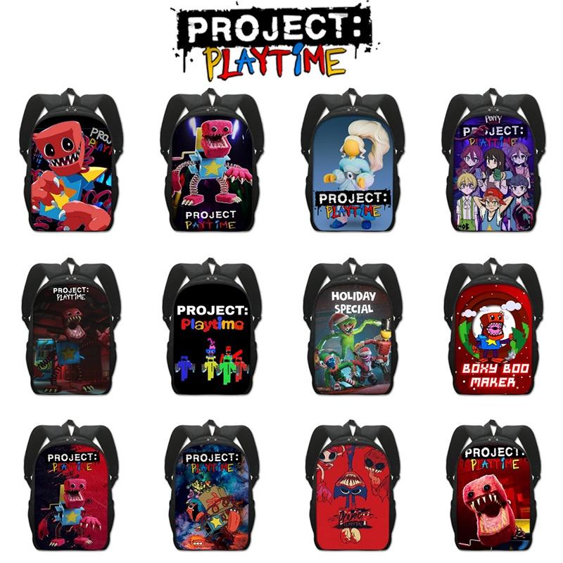 Boxy Boo Backpack Large Capacity Schoolbag Travel Bag Kids Gift