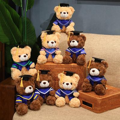 Doctor's Suit Teddy Bear Doll Plush Toy Bear Hug Bear Doll Rag Doll Student Graduation Gift