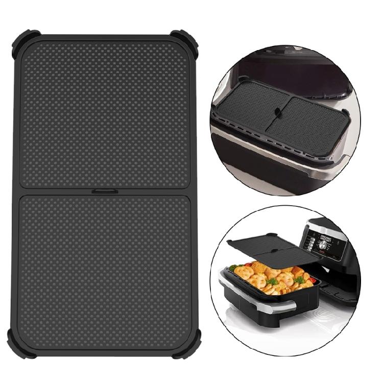 Air Fryers Splash Guard High Temperature Silicone Texture Oil Containment Mesh Easy Maintenance for Various Models