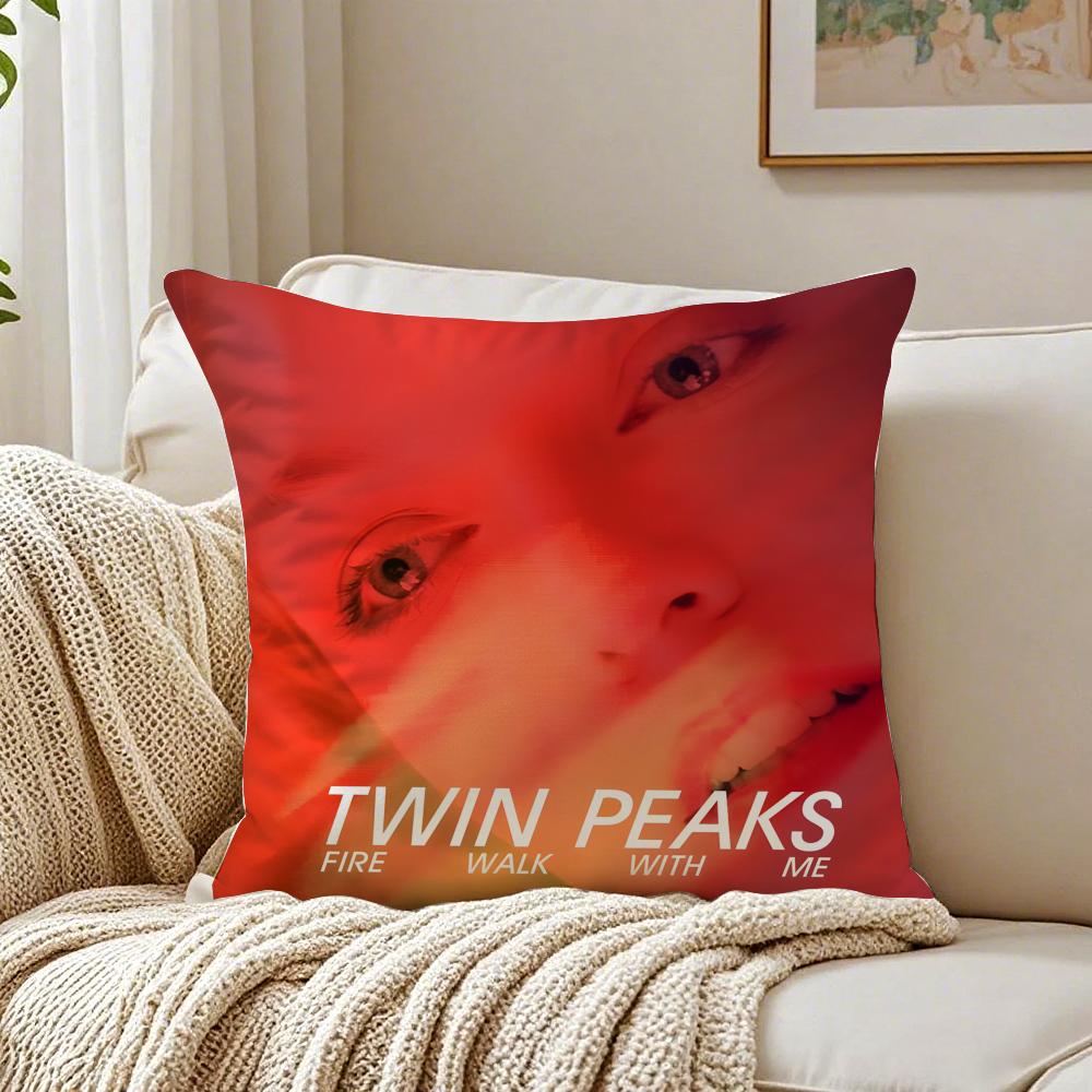 Movie Mystery TTwin Peaks FFire Walk with Me Cushion Cover Pillowcase Antidustmite Living Room Sofa Decor Cushion Room