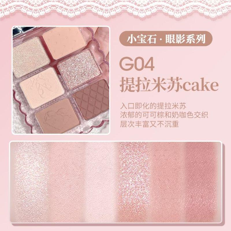GOGO TALES - Sweet Ballet Soft Mist Eyeshadow Palette - 6 Colors