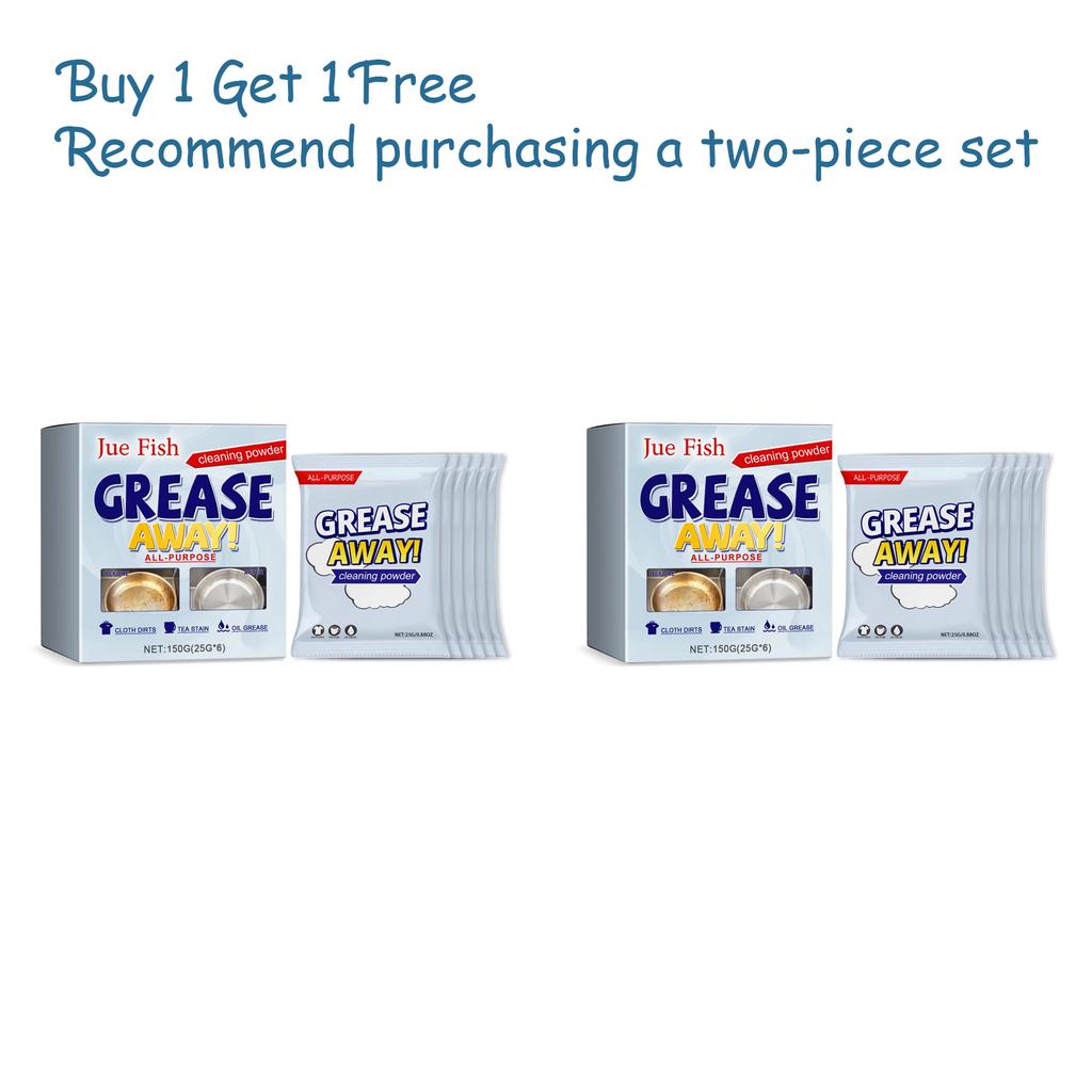 150g Kitchen Cleaning Powder Heavy Oil Cleaner Grease Remover for Pots Pans Rust Removal Household Degreasing Agent for Cookware