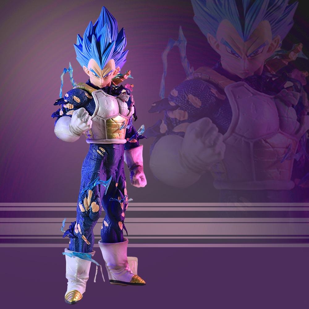 

26 см Аниме Dragon Ball Super Синий Веджета Супер Сайян Фигурка Действия ПВХ GK Статуя Коллекционные Игрушки Модель Подарки на День Рождения