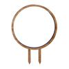 Round Wooden Plants Trellis Indoor Outdoor Potted Flowers Plants Climbing Small Houseplants Vine Ivy Support Concentric Circles Stake