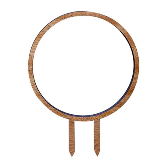 Round Wooden Plants Trellis Indoor Outdoor Potted Flowers Plants Climbing Small Houseplants Vine Ivy Support Concentric Circles Stake