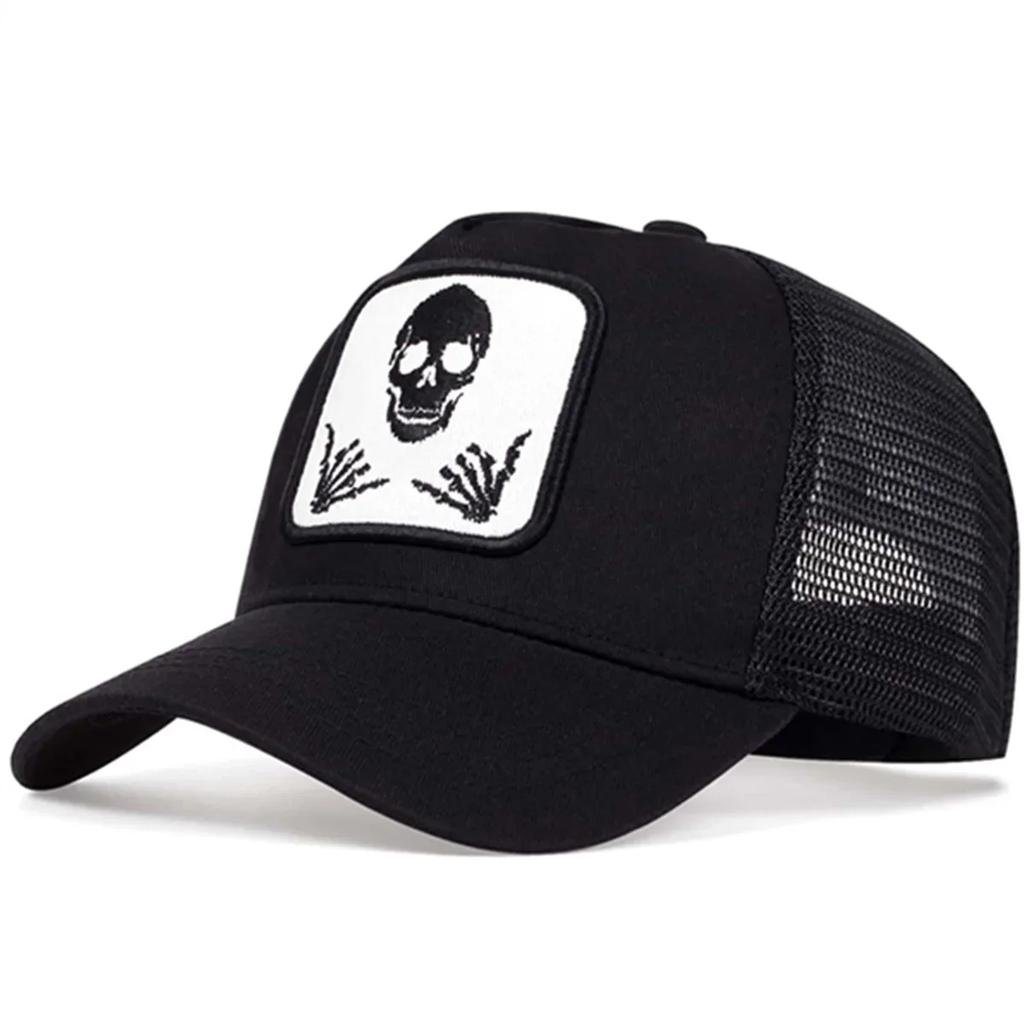 Unisex Personality Embroidery Baseball Net Caps Adjustable Casual Hats Spring And Summer Outdoor Sunscreen Hat