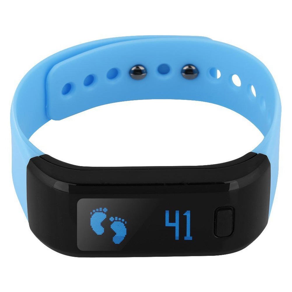 Excelvan OLED Smart Bracelet IP67 Waterproof Bluetooth Pedometer Calorie  Wristband Sleep Monitor