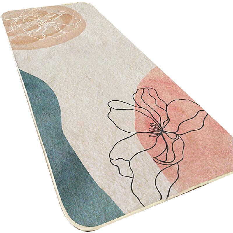 Modern Thick Bedroom Carpet for Girls' Bedside