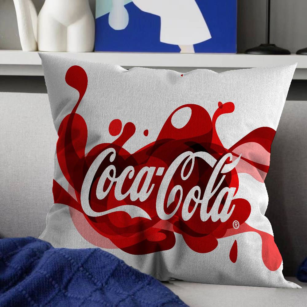 

C-COCA-COLAS Наволочка для подушки Наволочка Оббивка Диван Декоративна подушка Домашній декор Наволочка 24x24Inch