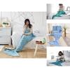 Mermaid Tail Throw For Bed And Lounge With Soft Acrylic Fabric And Stylish Pattern