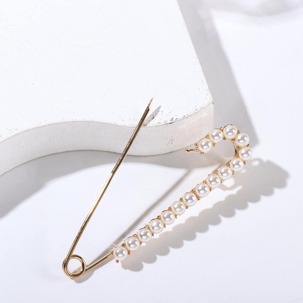 Flower Enamel Zinc Zinc Alloy Butterfly Safety pin Simulated Pearl Brooches Pin Accessories Jewelry Corsage