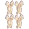 Streamer Bow Hair Clip Women Sweet Half-tie Hair Spring Clip Versatile Fashion Hair Accessories