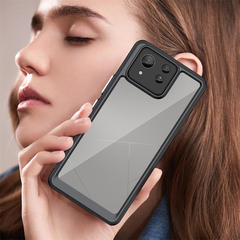 Custodia in TPU Colorata Trasparente per Asus Zenfone 11 Ultra Zenfone 10 9 Copertura Protettiva Trasparente Antiurto Copertura a Protezione Totale