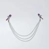 Breast Clamp Nipple Clip Sex Toy with Chain Festish Sextoy Stainless Steel Metal Sex Slaves SM Kit 3 Clips 3 Chains Set