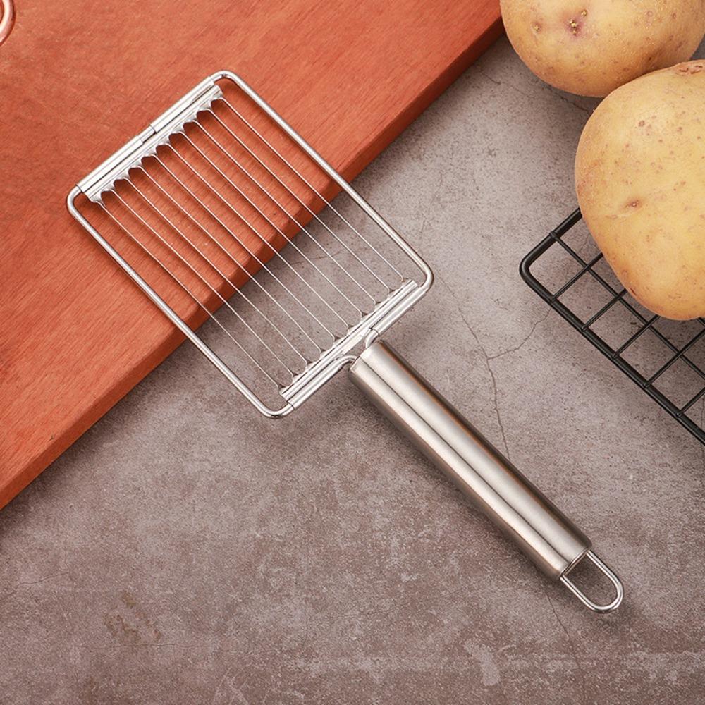 Stainless Steel Luncheon Meat Slicer Manual Sausage Cutter Household Tomato Slicer  Potato