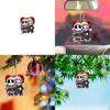Car Decor Acrylic Halloween It Clown Pendant With Cartoon Design For Vehicle Interior Accessories
