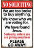 Funny Dark Humor Beware Sign No Soliciting Wall Decor Yard Garden Plaque Outdoor for Home Fence