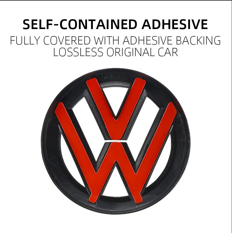 For VW Volkswagen Jetta MK5 Golf Volkswagen Front Grill Emblem Rear Trunk Badge Lid Cover logo For VW POLO GOLF 5 6 7 7.5 8 MK7