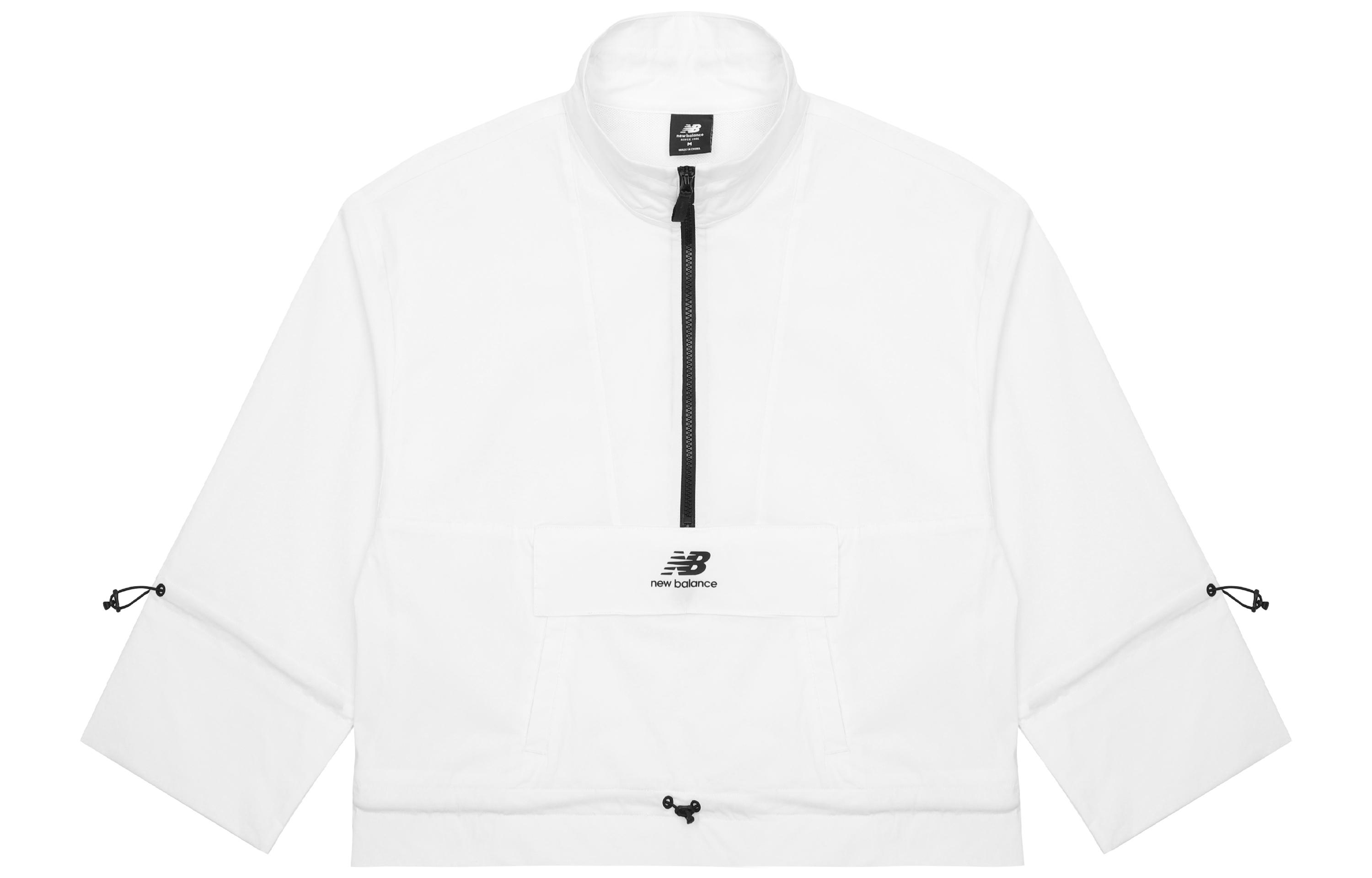 

New Balance Jackets Women s White Stand Collar Moderate Other AWJ13321-IV XL