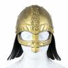 Vintage Viking Horn Hat Helmet Head Ornament Realistic Medieval Warrior Knight Hat Dress Up Renaissance Decorative Mask Headgear
