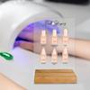 Acrylic Nail Art Signboard Nail Shape Display Rack Wearing Armor Display Board Artwork Rack Nail Display Stand Nail Salons Decor