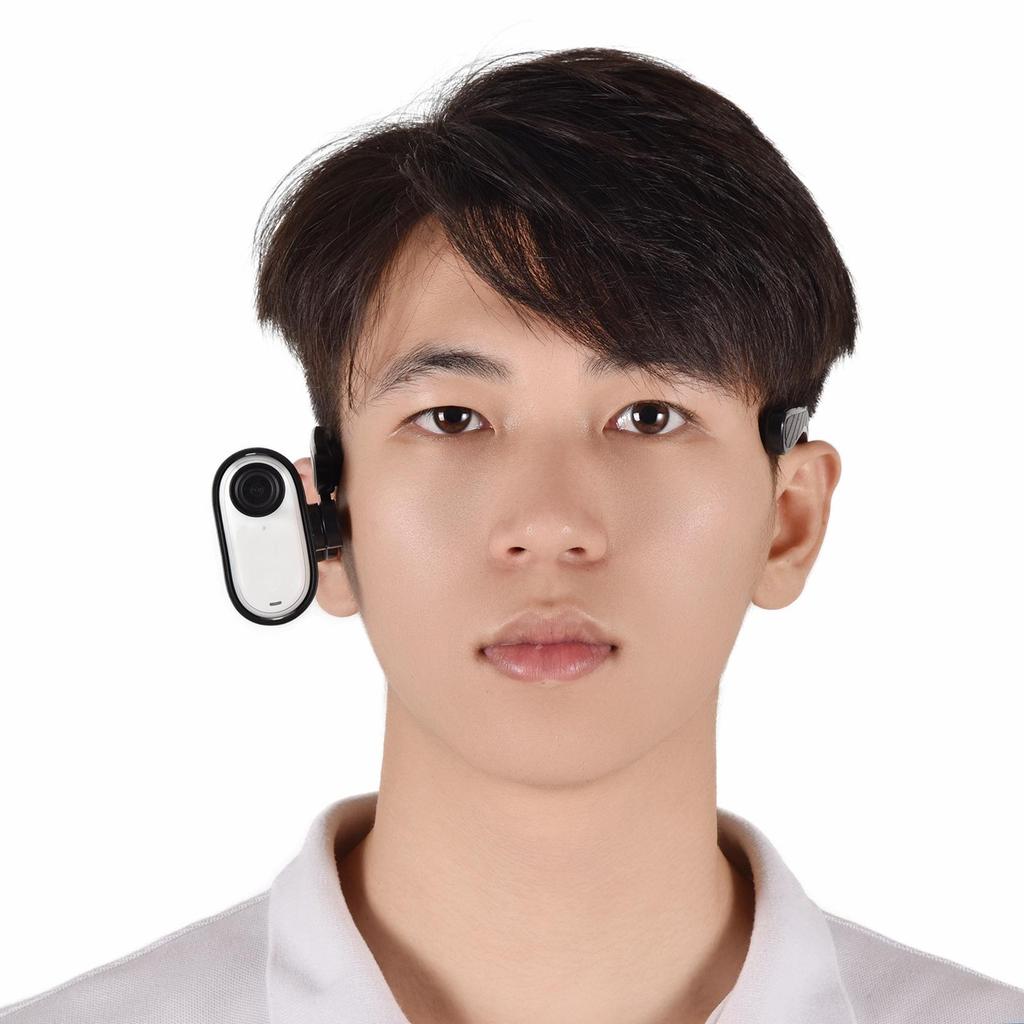 PULUZ Fat Cow Ear-Hanging Head Mount for Insta360 GO3/3S Action Camera