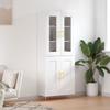 VidaXL Highboard White 69.5x34x180 Cm Engineered Wood 3198329