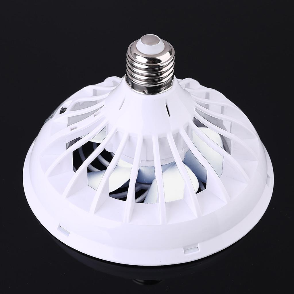 E27 Deckenventilator mit LED-Licht 5-Blatt Moderne Lampe 5,79 Zoll Ventilatorlampe Unterputz mit B22 auf E27 Konverter AC 85V-265V