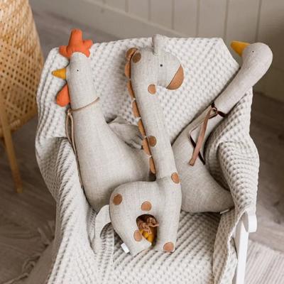 Estilo Nórdico Adorable Juguete de Peluche Ganso Kawaii Muñeca de Felpa para Bebés Niñas Niños Bebés Recién Nacidos Muñeca de Compañía para Dormir Decoración de Habitación