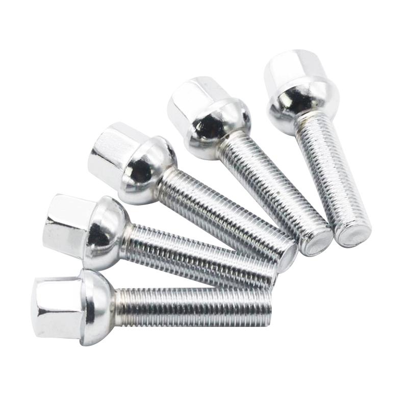 10PCS Car Alloy Wheel Nut Bolts Screw For BMW Benz VW Golf Thread Length 28/35/40/45/50mm M14x1.5 14x1.25 12x1.5 12x1.25