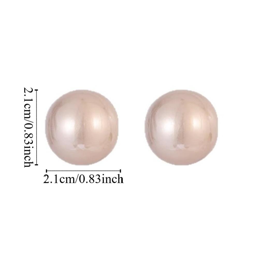 Vielseitige Imitationsperlen-Ohrstecker Minimalistisches Design Ohrstecker Schmuck für den täglichen Gebrauch