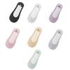 Women Men Solid Color Daily Casual Sock Short Soft Breathable Ice Silk Stocking