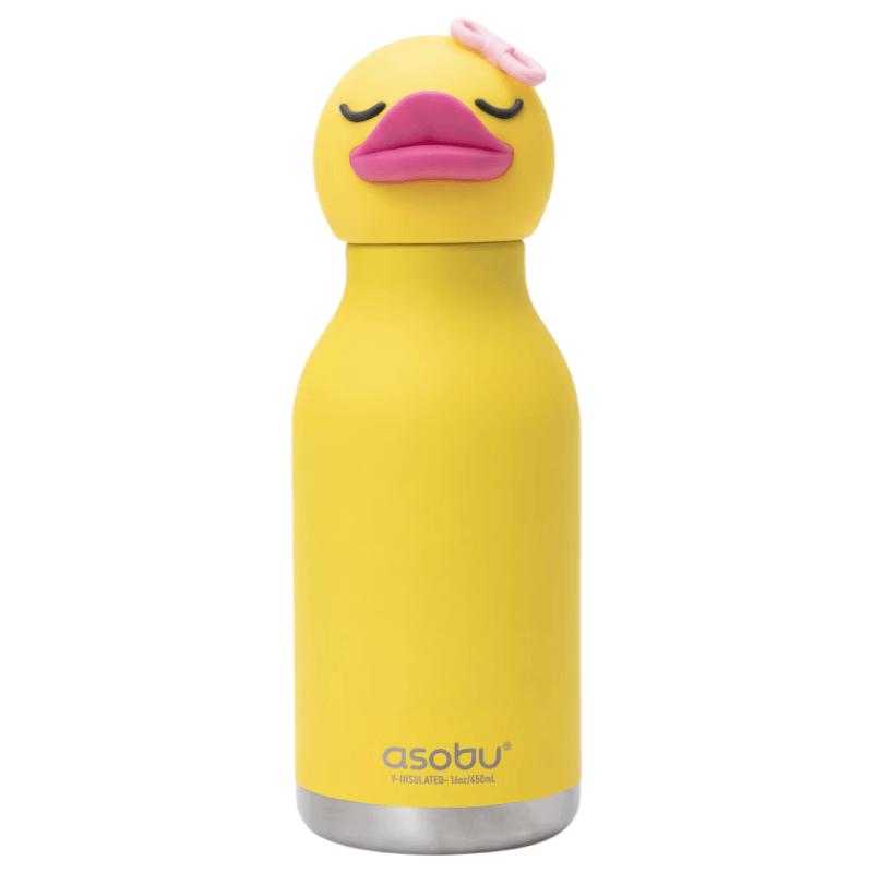 ASOBU Animal Insulated Water Bottle with Straw 460ml