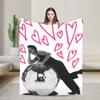 Kiss All The Time Disco Blankets Harrys Music Styles Flannel Awesome Warm Throw Blanket for Chair Covering Sofa Winter