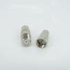 10pcs F Type male Female To RCA Male female jack plug Connector Silver RF Adapter Coax Coaxial Converter metal