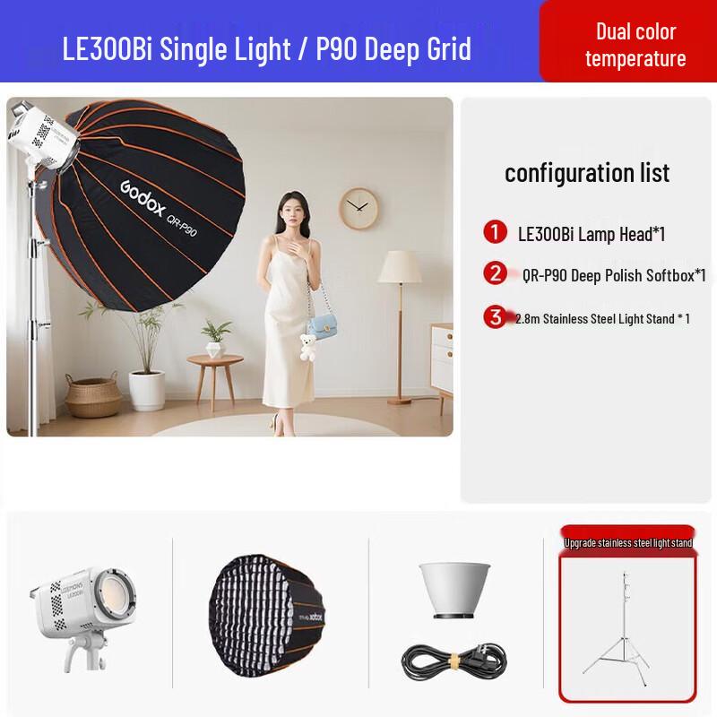 Godox LE300Bi Bi-Color LED Video Light