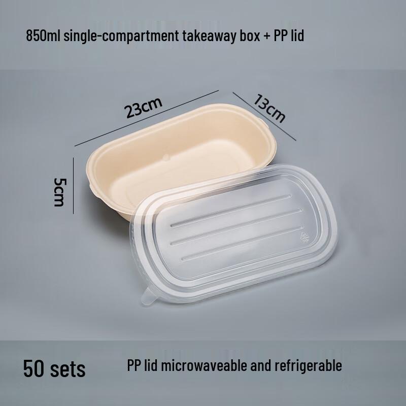 Bayiipin Biodegradable Compartment Lunch Box