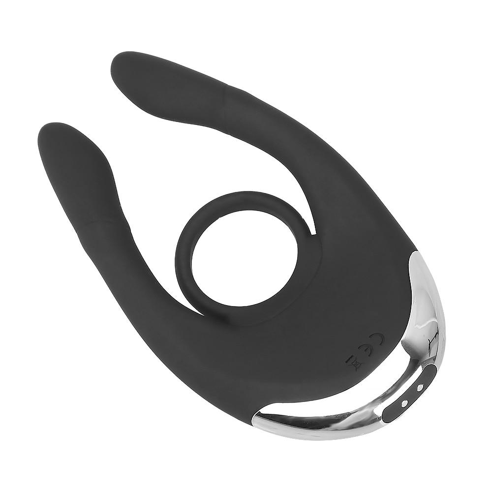 Electric Shock Penis Ring Vibrator Delay Ejaculation Dildo Anal Clitoris Stimulation Vibrating Cock Rings 10 Speed