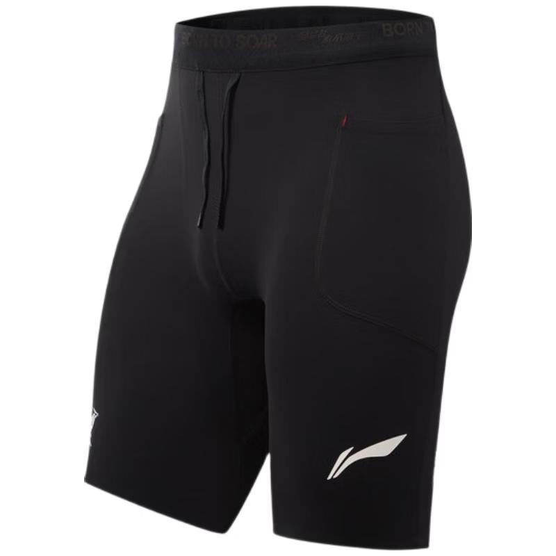 Li-Ning Dragon Sparrow Men s Running Compression Shorts AUSW029 L